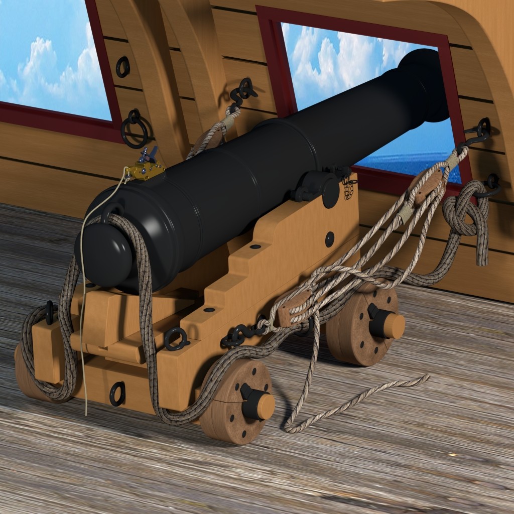 British 24 pound naval cannon preview image 1